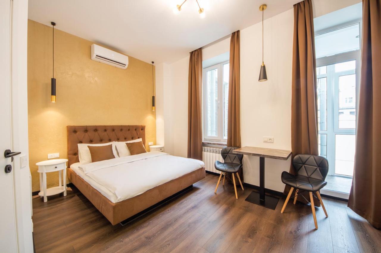 Apartments Near Parus Business Centre Kyiv Exterior foto