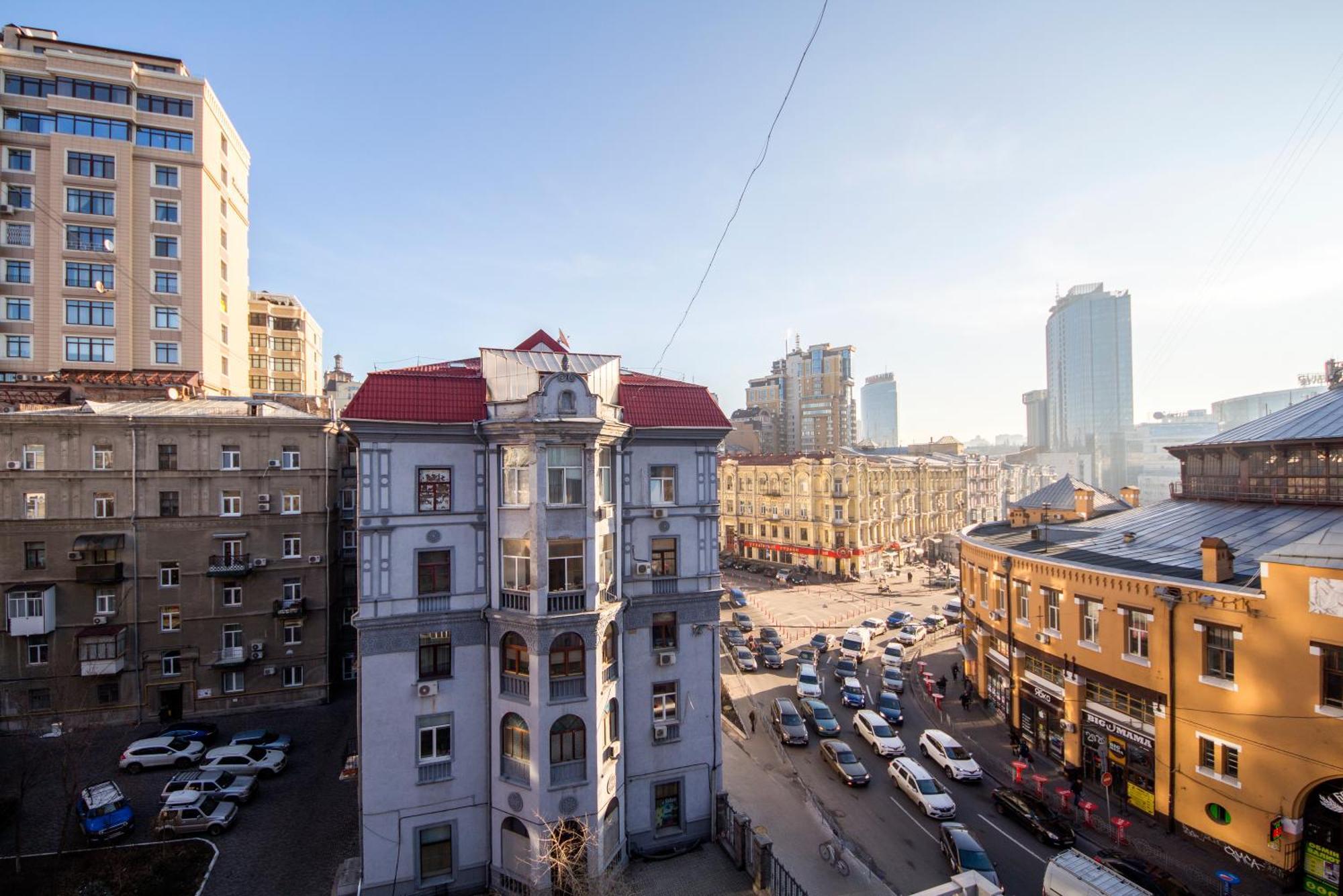 Apartments Near Parus Business Centre Kyiv Exterior foto