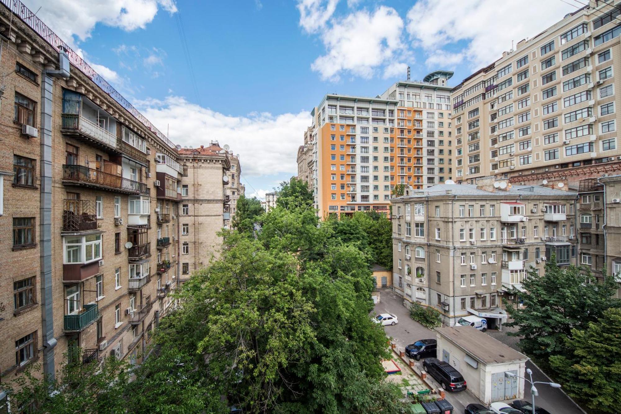 Apartments Near Parus Business Centre Kyiv Exterior foto